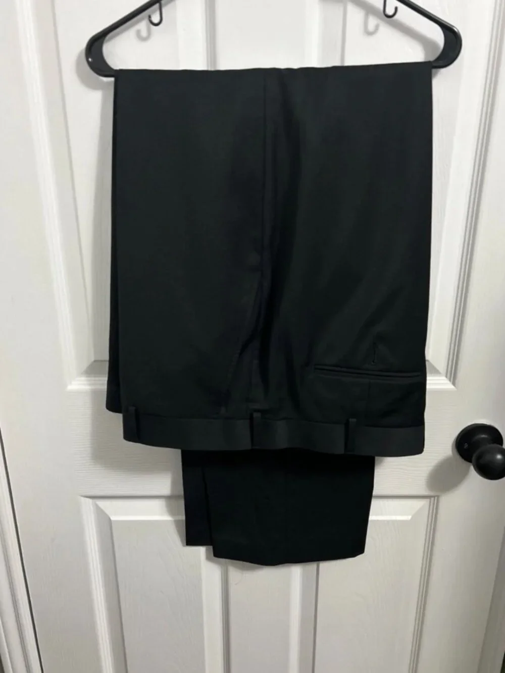 STAFFORD men's black suit, size 44